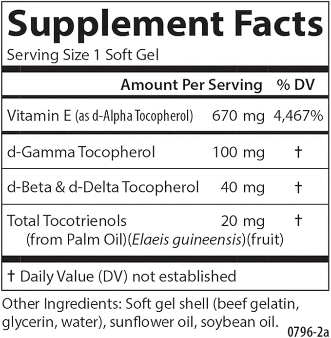 Carlson - E-Gems Elite, 1000 IU (670 mg) 60 Softgels