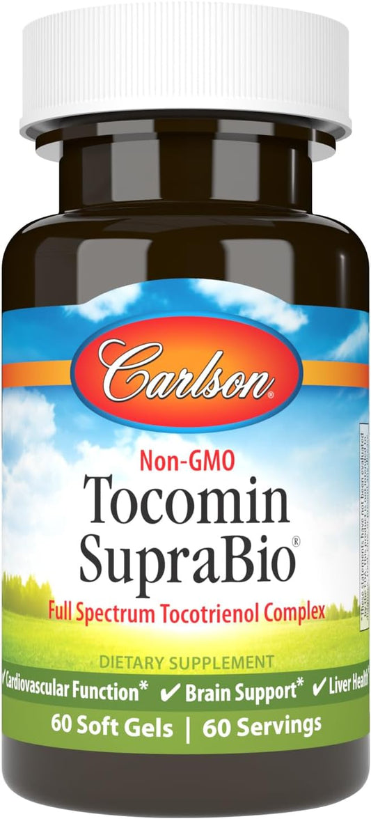 Carlson - Tocomin SupraBio, Full Spectrum 60 Softgels