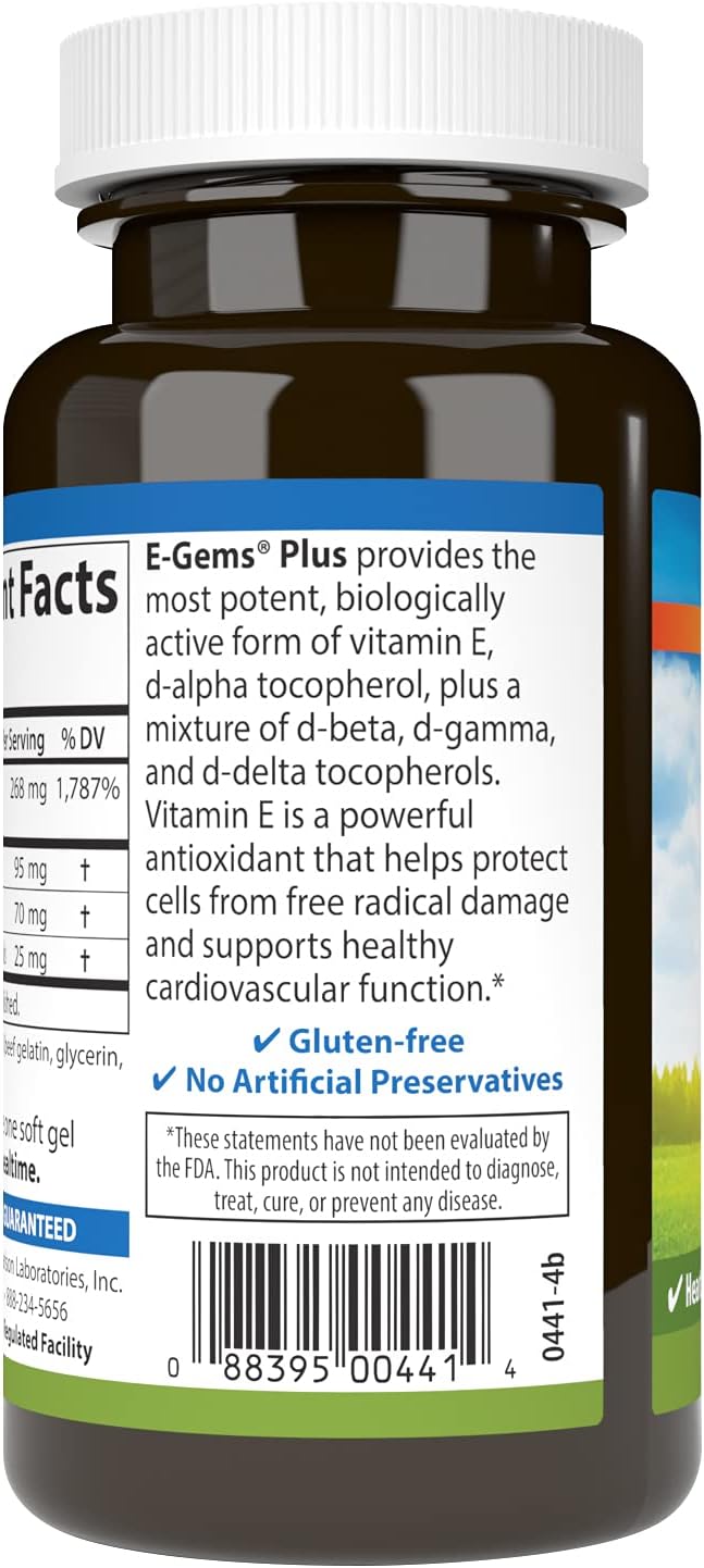 Carlson - E-Gems Plus, 400 IU (268 mg), 100 Soft