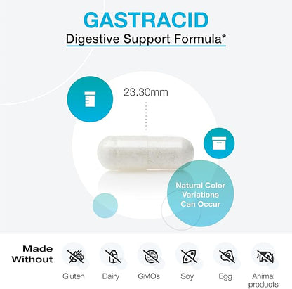 XYMOGEN GastrAcid - Betaine HCl (180 Capsules)