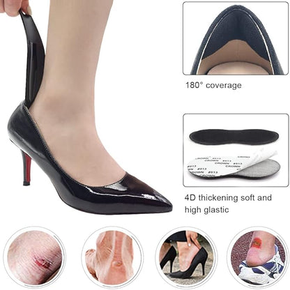 Dr. Foot Heel Grips for Men 2 Pairs+ 1 Shoe