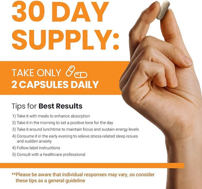 JungKwanJang Calm Formula with Ashwagandha 300mg, 428mg and 204mg Supplement 60 Capsule