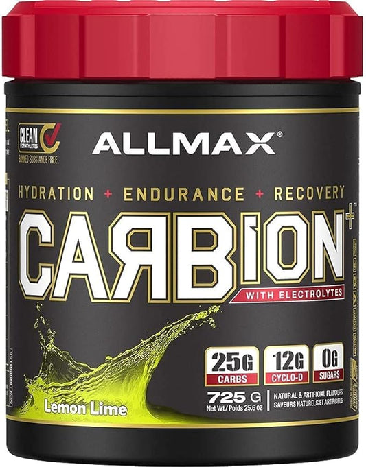 ALLMAX Nutrition - CARBION+ Workout Hydration Supplement Powder with Electrolytes, Supports Endurance, Recovery, and Exercise Performance, Gluten Free and Vegan, Pineapple Mango, 25 Servings
