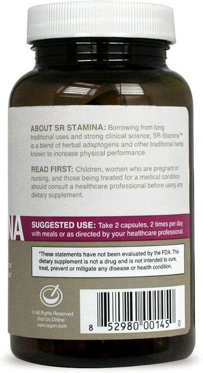 SR Stamina Natural Stress Support Supplement 120 Veg