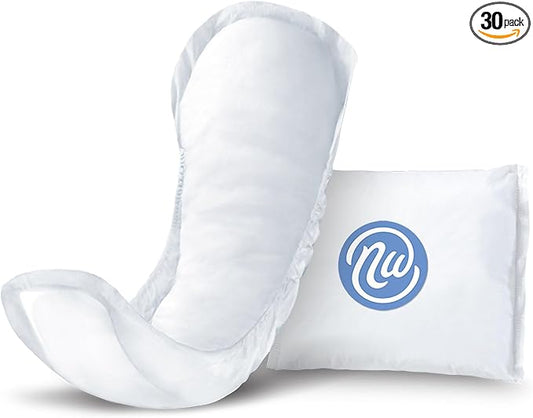 Incontinence Pads for Women, Skin-Safe Design, 13.75 in, 30 Count, 1 Pack