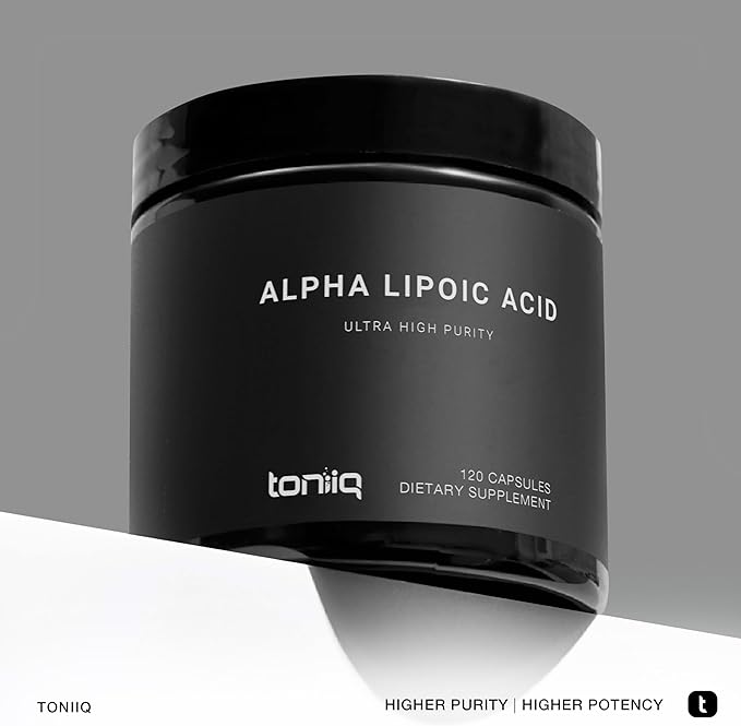 Toniiq 1000mg Ultra High Strength Alpha 99%+ USP 120 Capsules