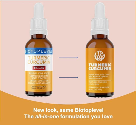 Liquid Turmeric Curcumin Plus Natural Organic