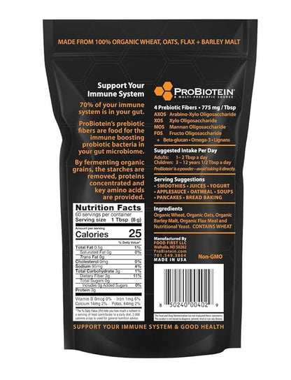 ProBiotein, Multi-Prebiotic Fiber, Resealable Pack, 16 oz