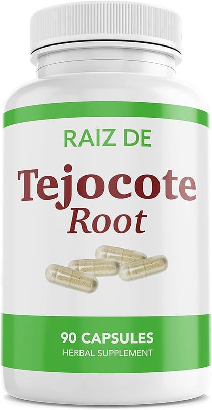 Tejocote Root Premium Herbal Supplement - Lab Tested for Purity - Natural and Healthy Detox and Weight Loss Support- 90 Tejocote Root en Forma de Capsulas