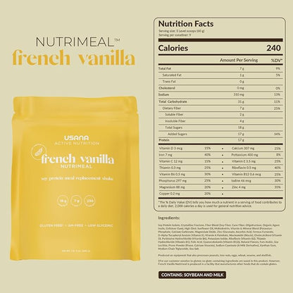 USANA Nutrimeal Meal Replacement Shake 540 Grams 9 Servings