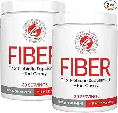 Tino High Fiber Supplement Powder (2 Canisters 15.9 Oz.