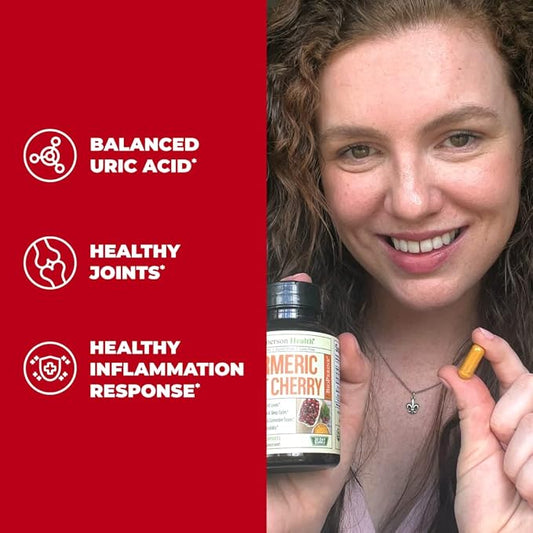 Turmeric Curcumin & Tart Cherry Extract 600mg 10:1 10:1 Tart