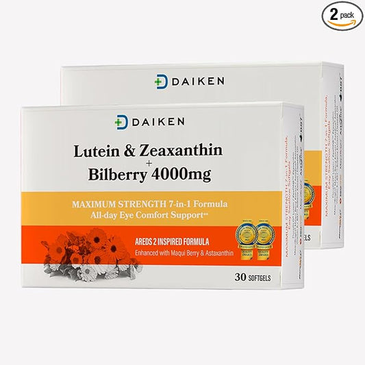DAIKEN Lutein 10 mg Zeaxanthin 2 30 Softgels 2)