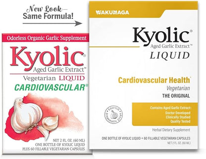 Kyolic Aged Garlic Extract Liquid Vegetarian 2 Ounce 60 Refillable