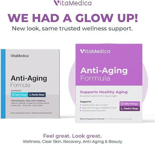 VitaMedica Anti-Aging Formula 4-in-1 Health and 30 AM