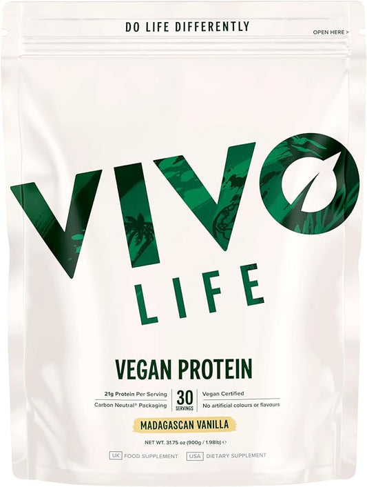 VIVO Vegan Protein Powder 0.7 oz 30 Servings (31.7 oz)