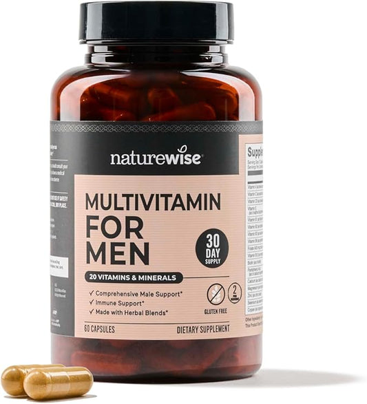 NatureWise Multivitamin for Men 60 Capsules[1-Month Capsules[1-Month Supply]