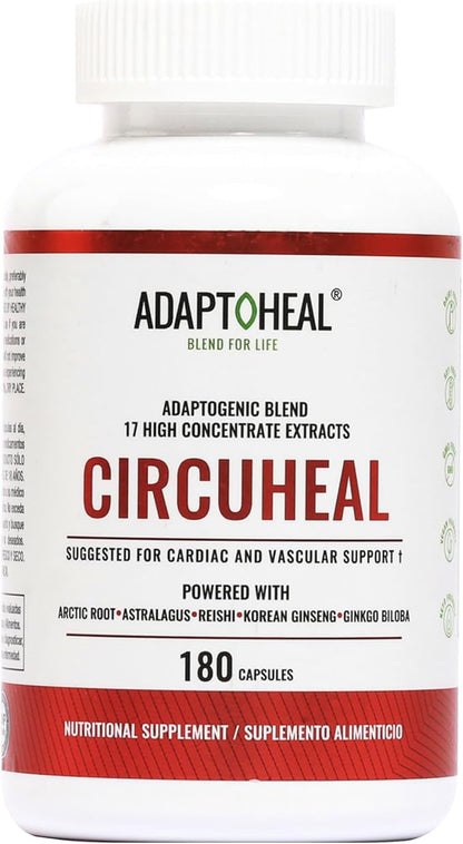 Blood Pressure Support Supplement with Astragalus, (180 capsules)