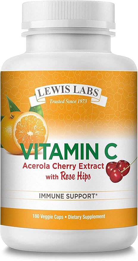 Lewis Labs Vitamin C with Rose 1000mg |