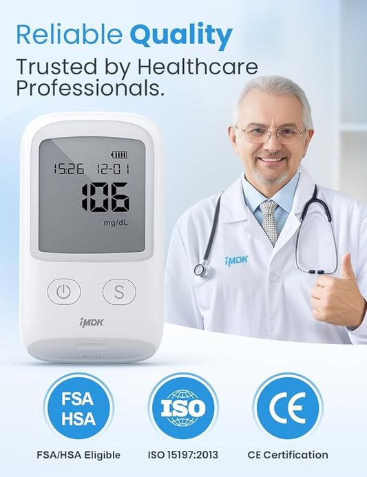 IMDK GLU-T1 Blood Glucose Test Strips 100 Count)
