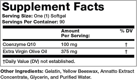 Olympian Labs Coenzyme Q10-90 100mg Softgels,