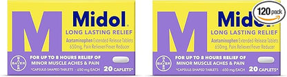 Midol Long Lasting Relief 20ct: Midol 20 Count 2)
