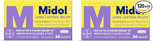 Midol Long Lasting Relief 20ct: Midol 20 Count 2)