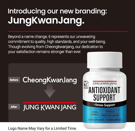 JungKwanJang Antioxidant Support Blend (229mg) and (143mg), 30 30 Capsules