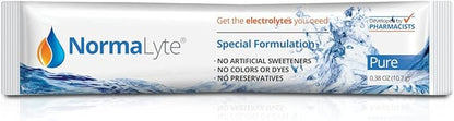 NormaLyte Oral Rehydration Salts- Helps Dietary Management of POTS Syndrome Symptoms-1 Pouches - 30 Sticks (Yields 500mL per Pack)-Pure| Energy Supplements, Potassium Supplement, Dehydration Recovery