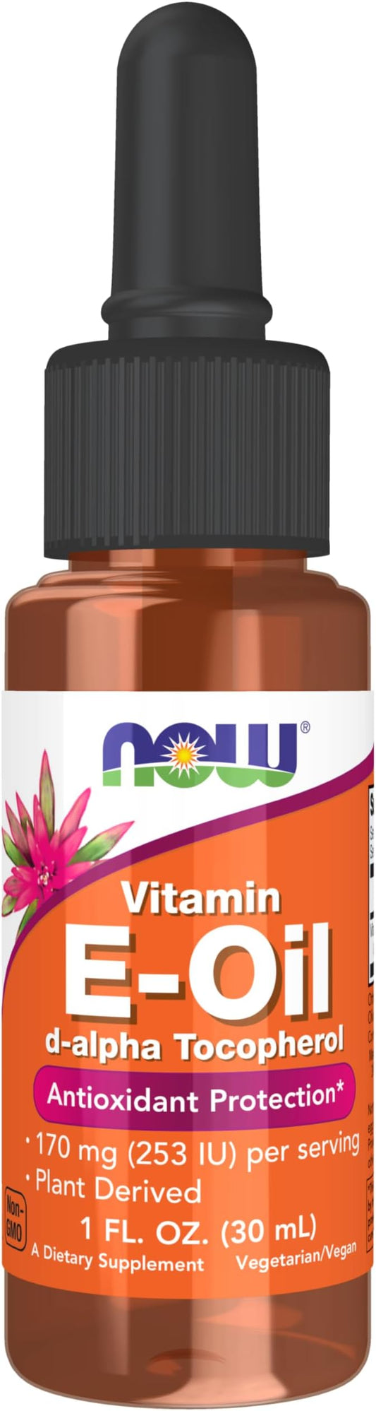 NOW Supplements, Natural Vitamin E-Oil Liquid 1-Ounce