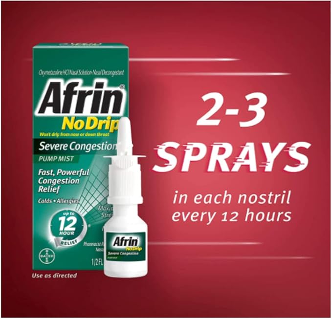 Afrin No Drip Severe Congestion 12 0.67 Fl 2)