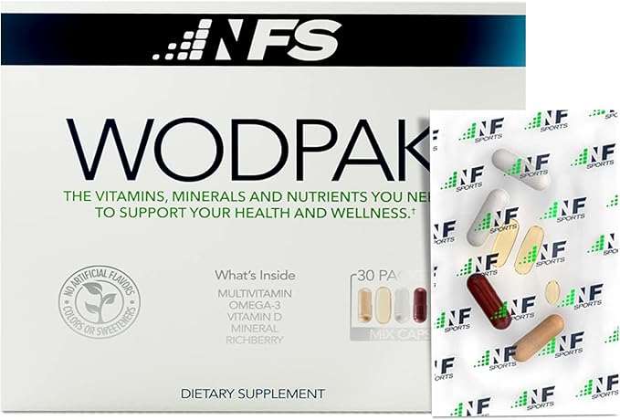NF Sports WodPak Complete Daily Multivitamin D3, Zinc, 3, 30 30 Servings 1)