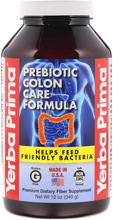 Yerba Prima Prebiotic Colon Care Formula 12 Ounce