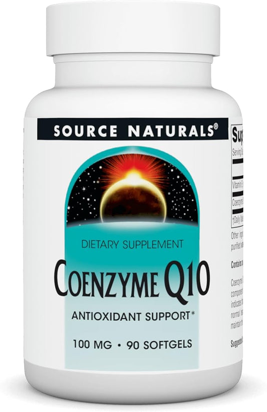 Source Naturals Coenzyme Q10 Antioxidant Support 100 mg 90 Softgels
