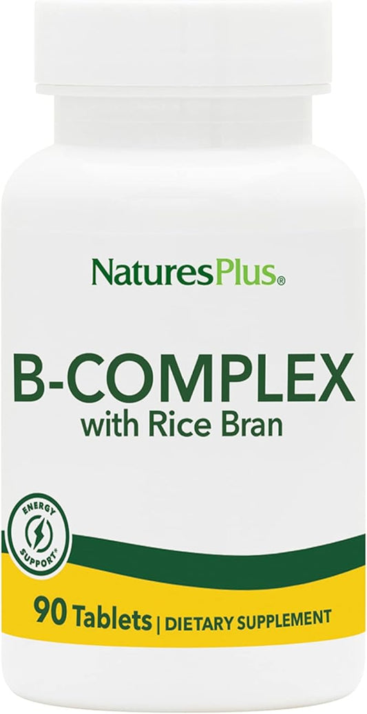 Nature's Plus - B-Complex W/Rice Bran, 90 tablets