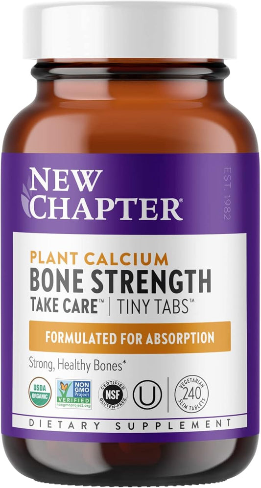 New Chapter Calcium Supplement D3+K2, 70+ 70+ Trace 240 ct