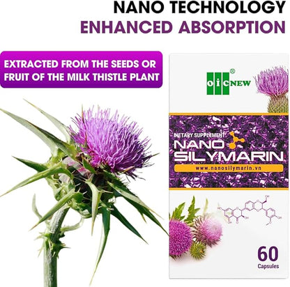 Nano Silymarin - 60 Capsules - 99.9%