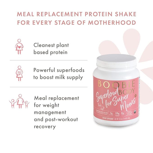Boobie Body Organic Superfood Plant-Based Protein [23.4oz, 1 1 Tub]