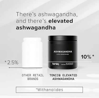 Toniiq 26,000mg 20x Concentrated Extract 10% Withanolides 90 Veggie