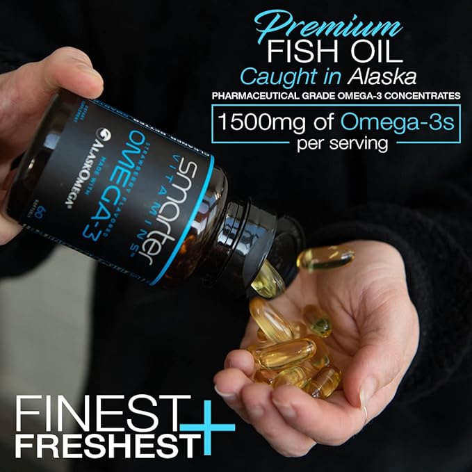 (2 Pack) Smarter Omega 3 Fish 2000mg, Potent OMEGA3, Joint