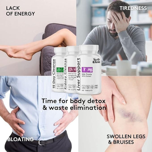 Youth & Tonic 3X Body Cleanse 120 Capsules