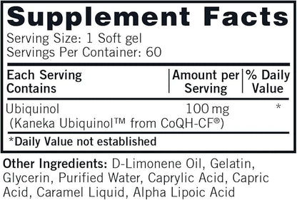 Ubiquinol 100 mg Super CoQ10