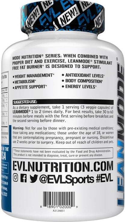 EVL Metabolic Energy Supplement 30 Servings