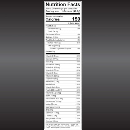 Daily Essentials Plant Based Protein Powder 1.85 lbs
