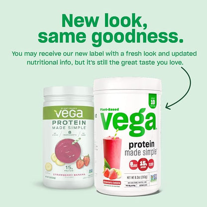 Vega Protein Made Simple Protein Powder, Vanilla 9.2 oz