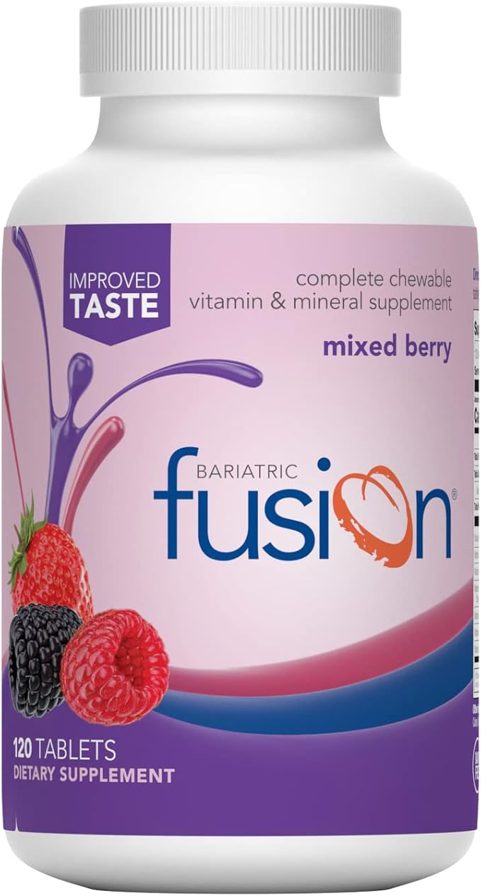 Bariatric Fusion Mixed Berry Complete Chewable 120 Tablets
