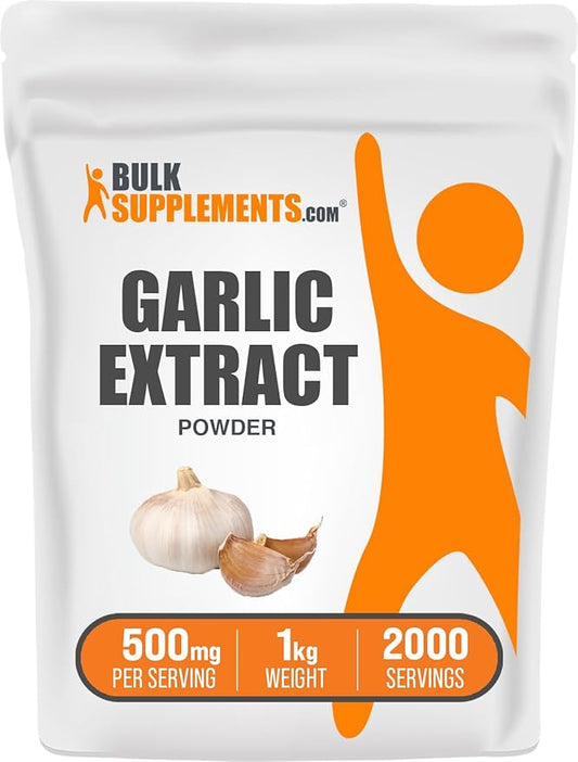 BulkSupplements.com Garlic Extract Powder (1 Kilogram 2.2 lbs)