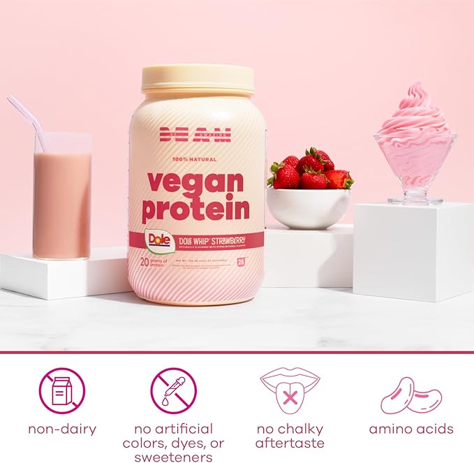 BEAM Be Amazing Dole Vegan Protein Powder 20g Plant-Based 25 Servings