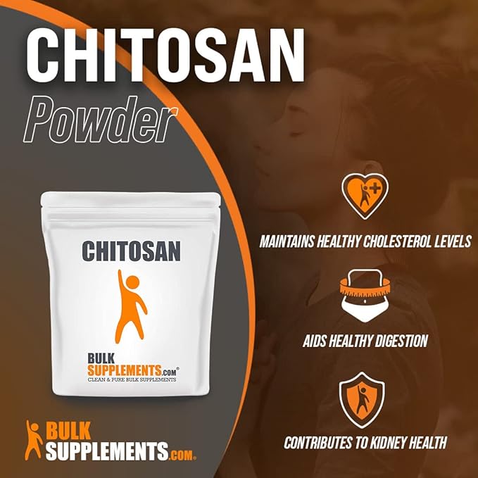 BulkSupplements.com Chitosan Powder 1000mg - 1000mg per 5000 Servings (5 Kilograms 11 lbs)