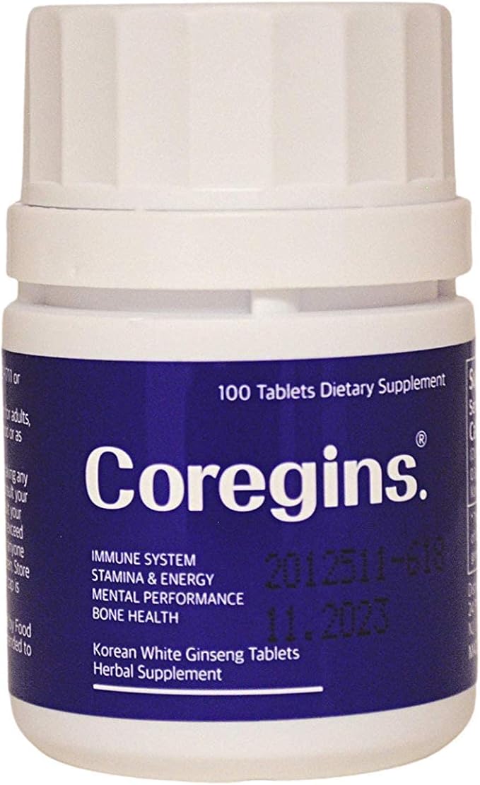Korean White Ginseng Tablet 100% Whole